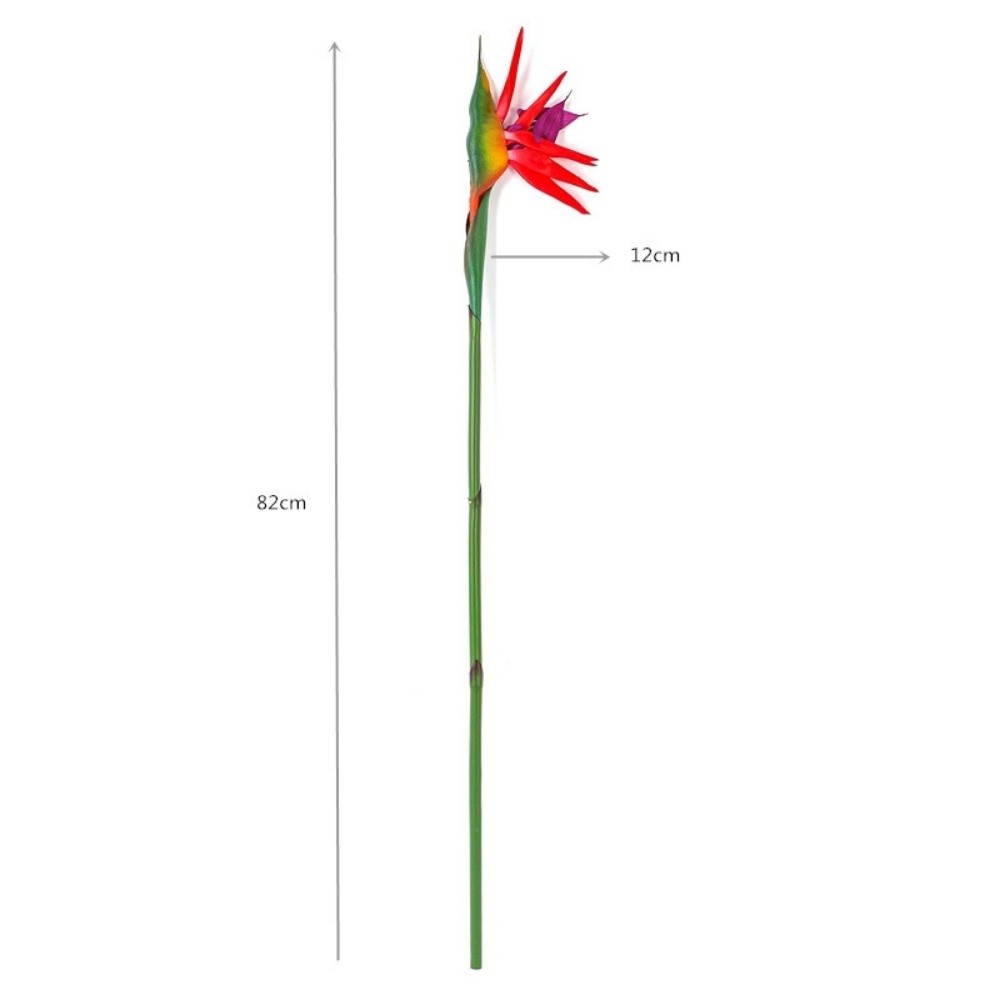 Bird Paradise Strelitzia - Kunstmatige Paradijsvogel met lange steel, decoratief,