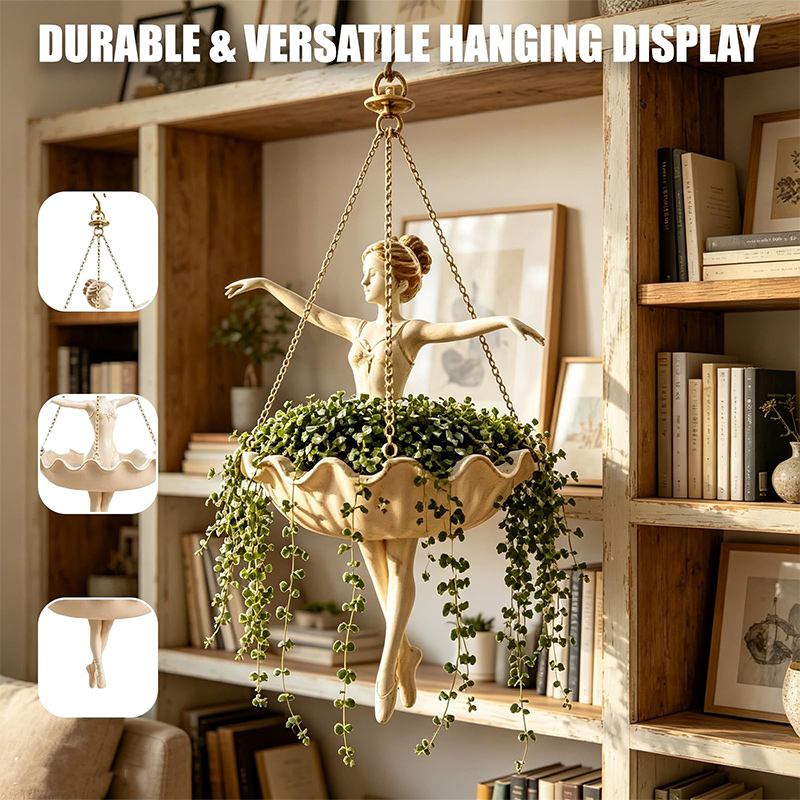 Spider Plant Hanging - Balletdanser Hangende plantenbak Ballerina plantenhouder met