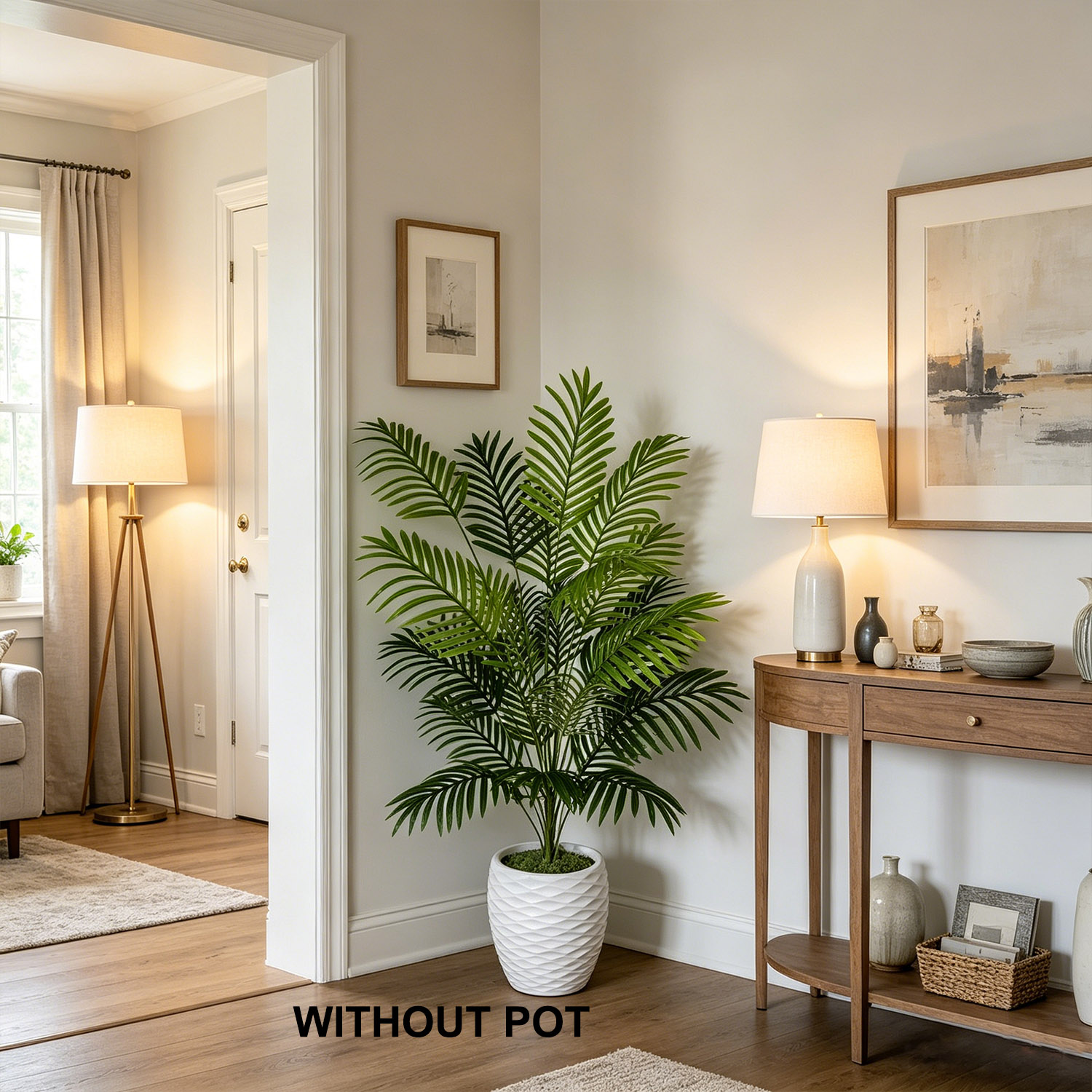 Dracaena Marginata - 65-125CM Kunstmatige Palmplant Takken Kunstplant realistische