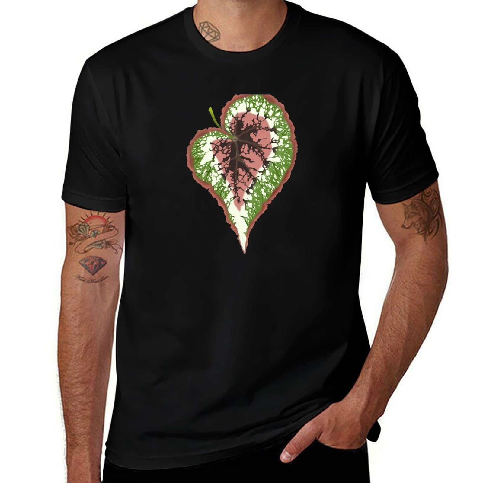 Begonia Rex - Begonia Rex T-shirt Basic eenvoudig ontwerp