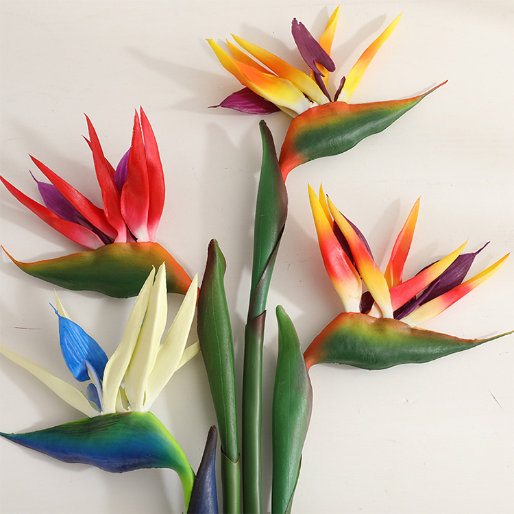 Bird Paradise Strelitzia - 2 stuks kunstmatige strelitzia (paradijsvogelbloem) 80cm