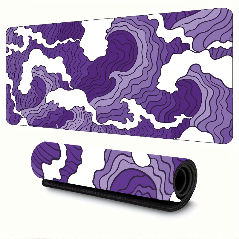 Paarse en witte golven kunst b - Tradescantia Purple recensie en prijs